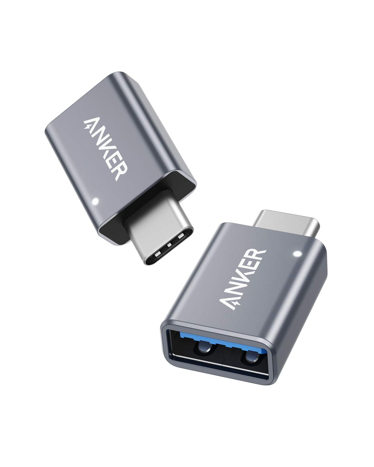 Anker Usb C Adapter (2 Pack),High Speed Data Transfer, Usb C To Usb 3.0 Female Adapter For Macbook Pro 2020, Ipad Pro 2020, Sams