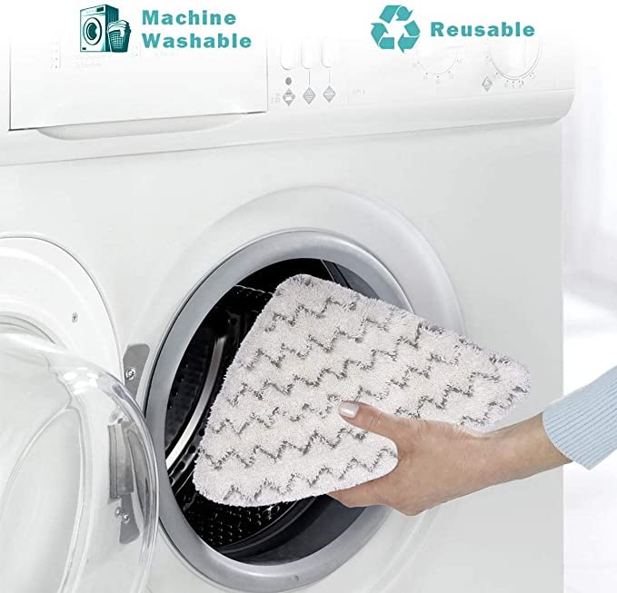 4 Pack Replacement Steam Mop Pads, Compatible With Bissel Bissell Poweredge And Powerforce Lift Off Steam Mop 2078, 2165, 20781