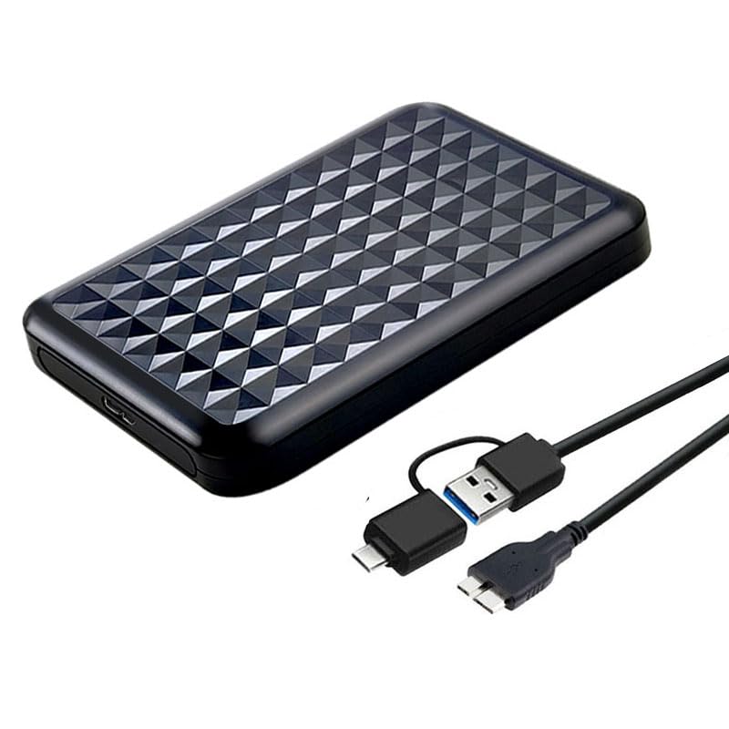 Tianken 750GB Ultra Slim Portable External Hard Drive 2.5 USB 3.0 HDD Storage for PC, Mac, Laptop, PS4, PS5, Xbox one