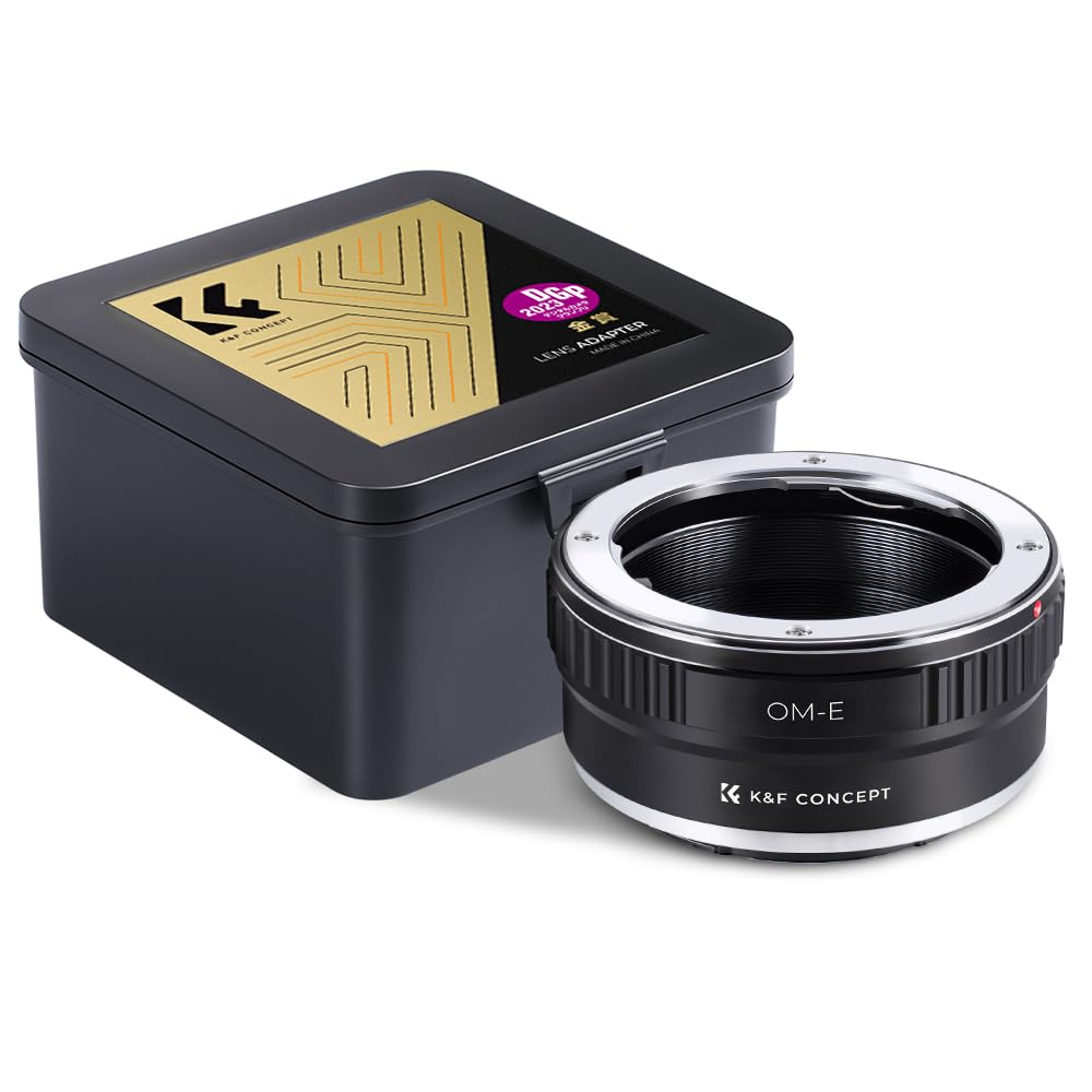 K&F Concept Lens Mount Adapter, Olympus Om Lens To Sony Nex (E Mount) Camera Body, For Nex 3, Nex 3N, Nex 5, Nex 5R, Nex 6, Nex 7