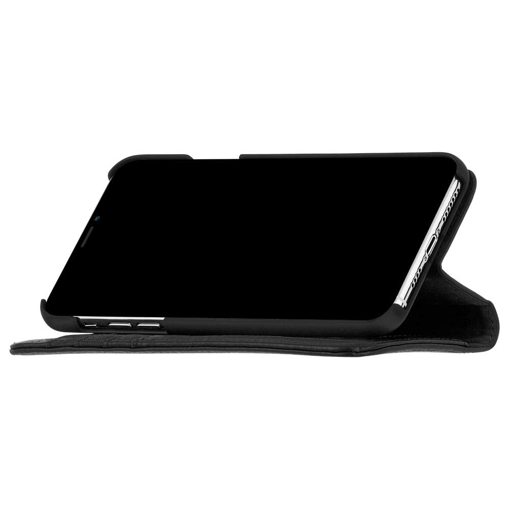 Case Mate   Leather Wallet Folio   Folio Case For Iphone 11 Pro Max   6.5 Inch   Black Leather