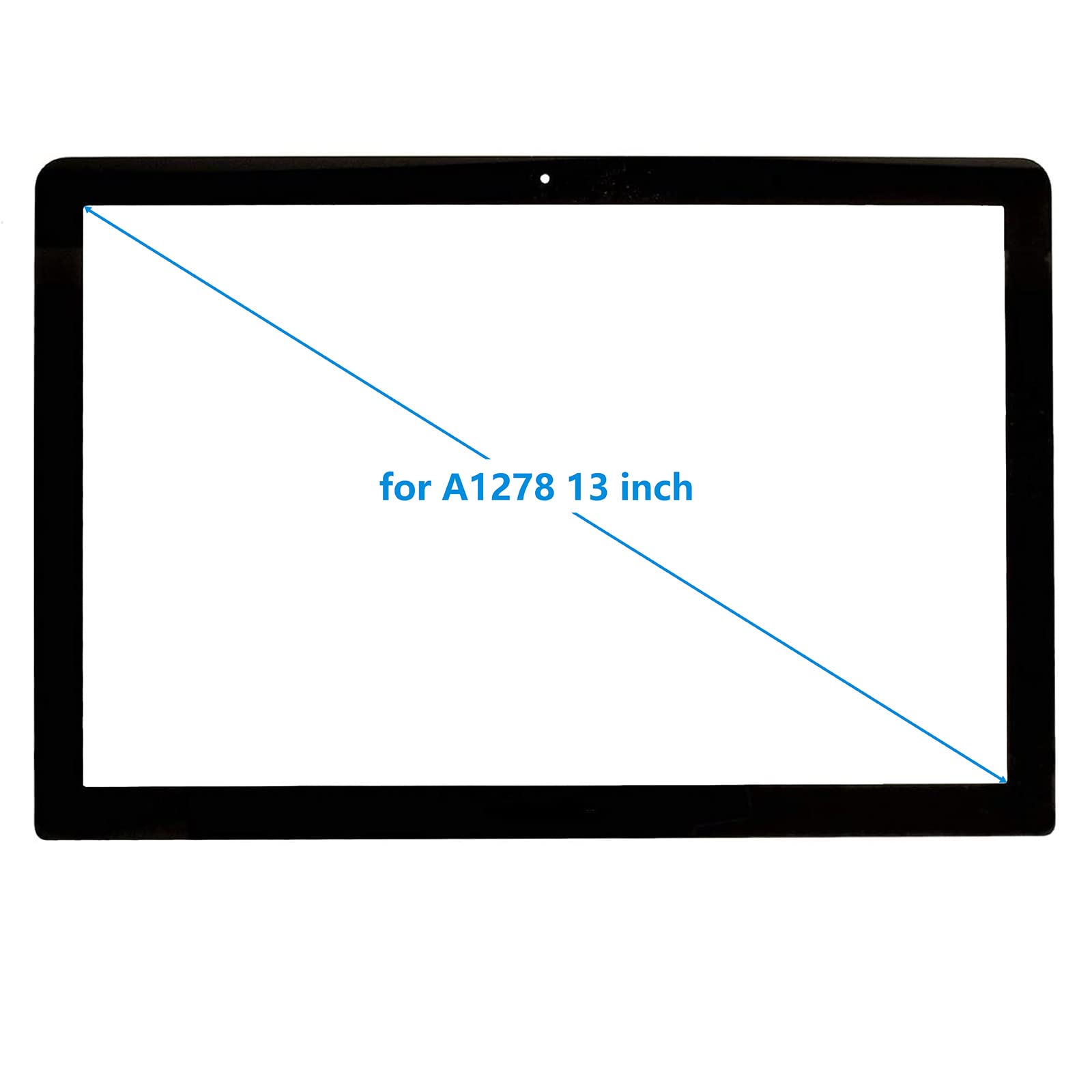 Nockchawon Lcd Glass Cover 661 5232, 661 5558, 661 5868, 661 6594 Replacement For Macbook Pro 13'' Unibody A1278 (Mid 2009 Mid 2