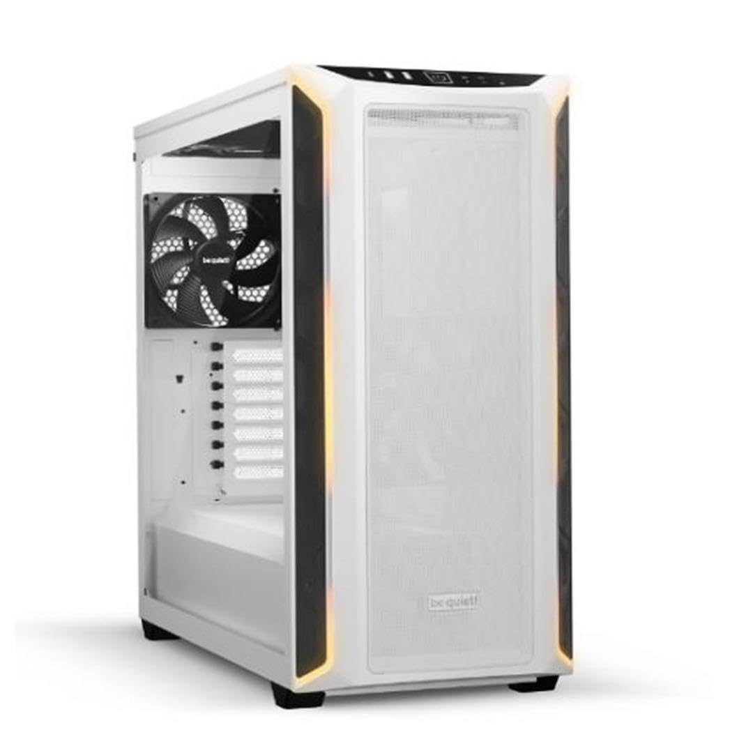 Be Quiet! Shadow Base 800 Dx  Argb   Mid Tower Pc Gaming Case   420Mm Radiators Or E Atx Motherboards Support  White   Bgw62