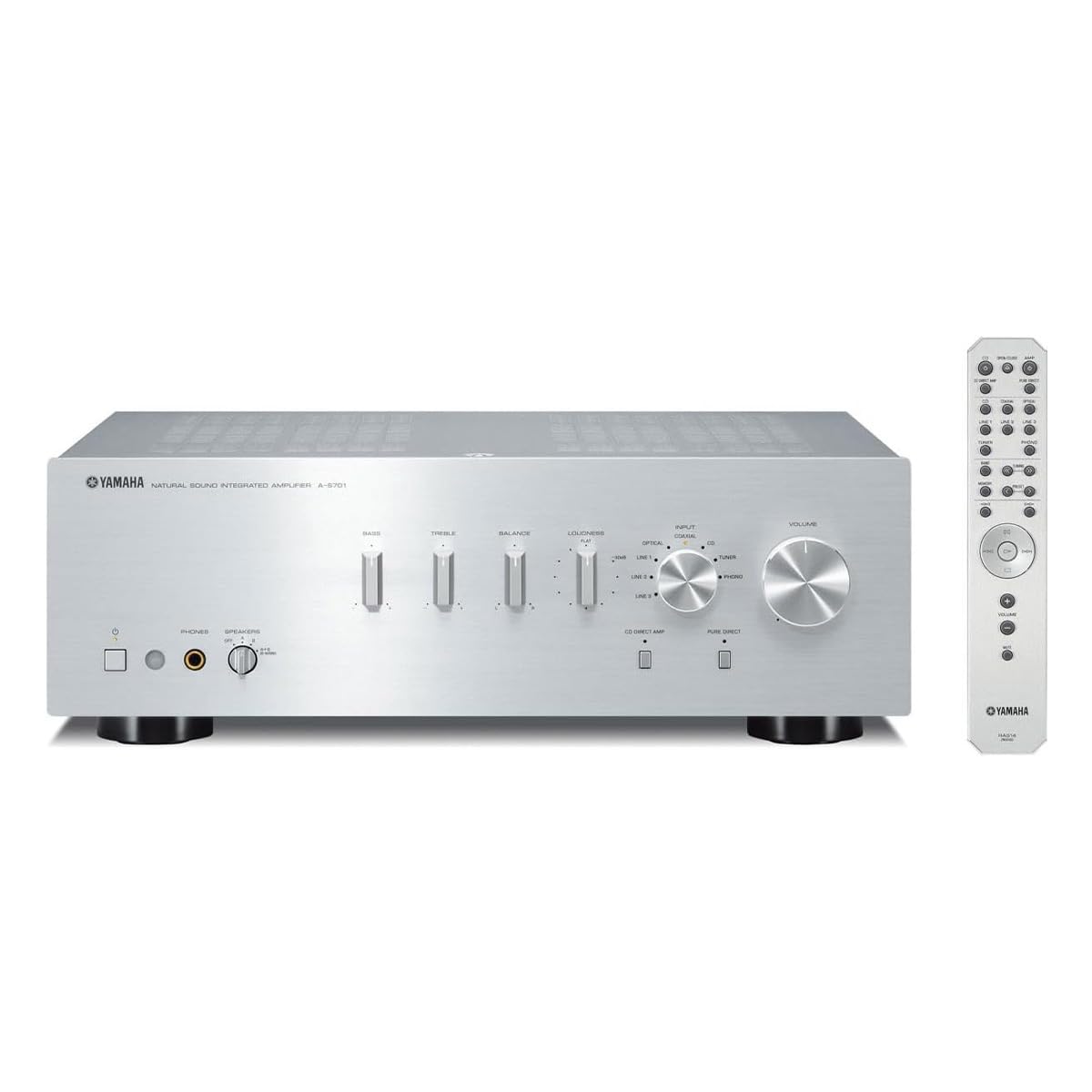 YAMAHA A-S701SL Natural Sound Integrated Stereo Amplifier (Silver)