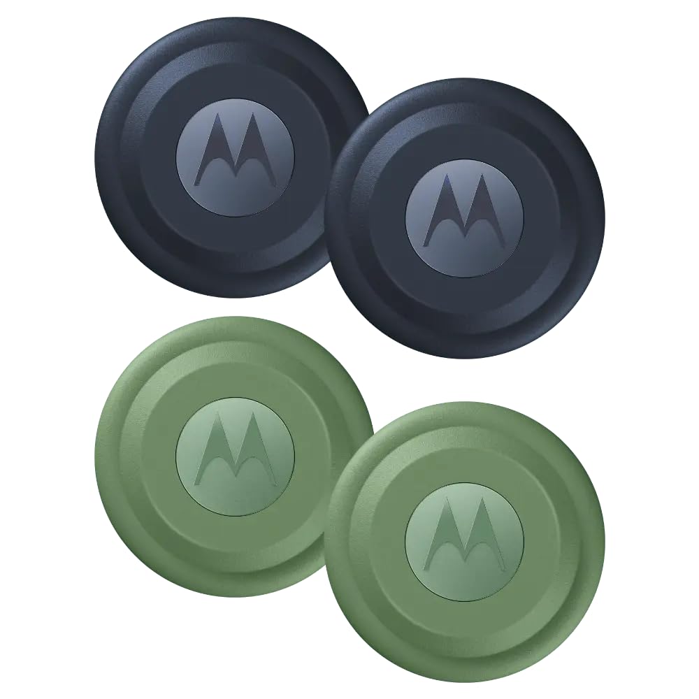 Moto Tag (Xt2445 1) Battery Powered Item Finder, 4 Pack   (2X Blue, 2X Green)
