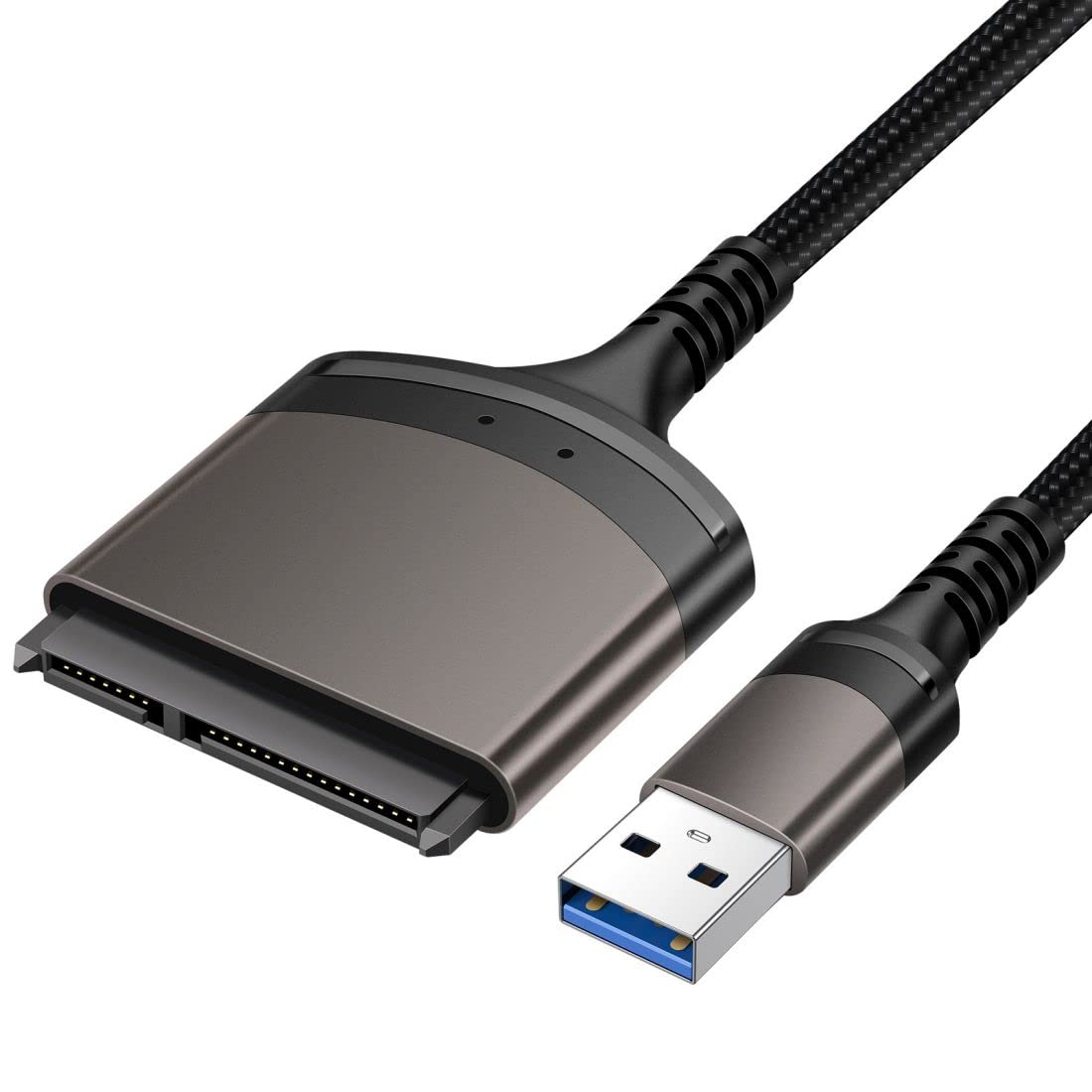 Chenyang Sata To Usb Nylon Braided Cable Usb 3.0 To 2.5'' Sata Hard Drive External Converter Adapter For Ssd/Hdd Data Transfer