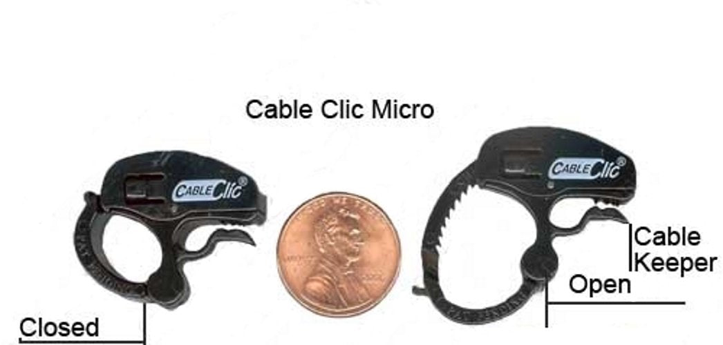 Cable Clic Micro (Pack Of 6) (Blue)