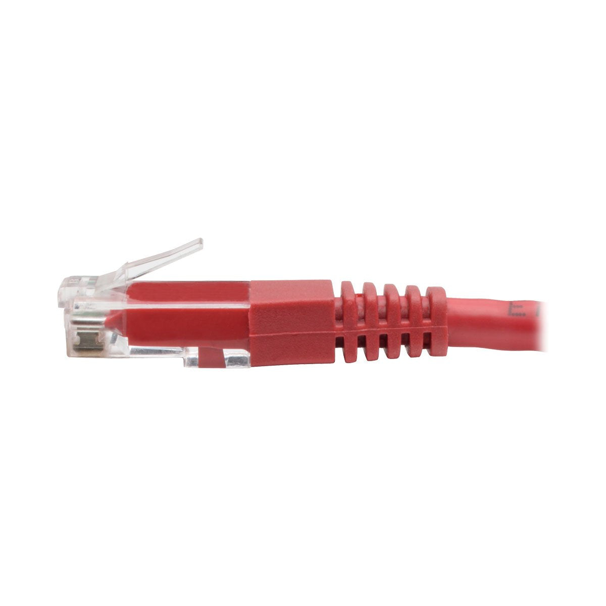 Tripp Lite Cat6 Cat5E Gigabit Molded Patch Cable Rj45 M/M 550Mhz, 2 Ft., Red