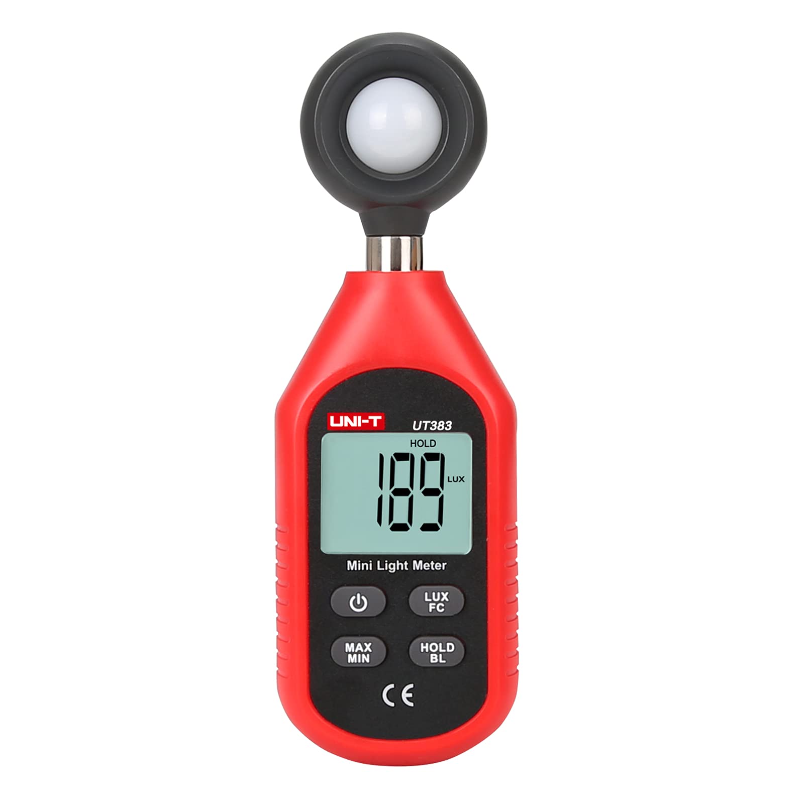 Uni T Ut383 Light Meter Lux Meter Lumens Digital Illuminance Meter 0~199,900 Lux (0~18,500 Fc) Foot Candles Luxmeter For Film Ph