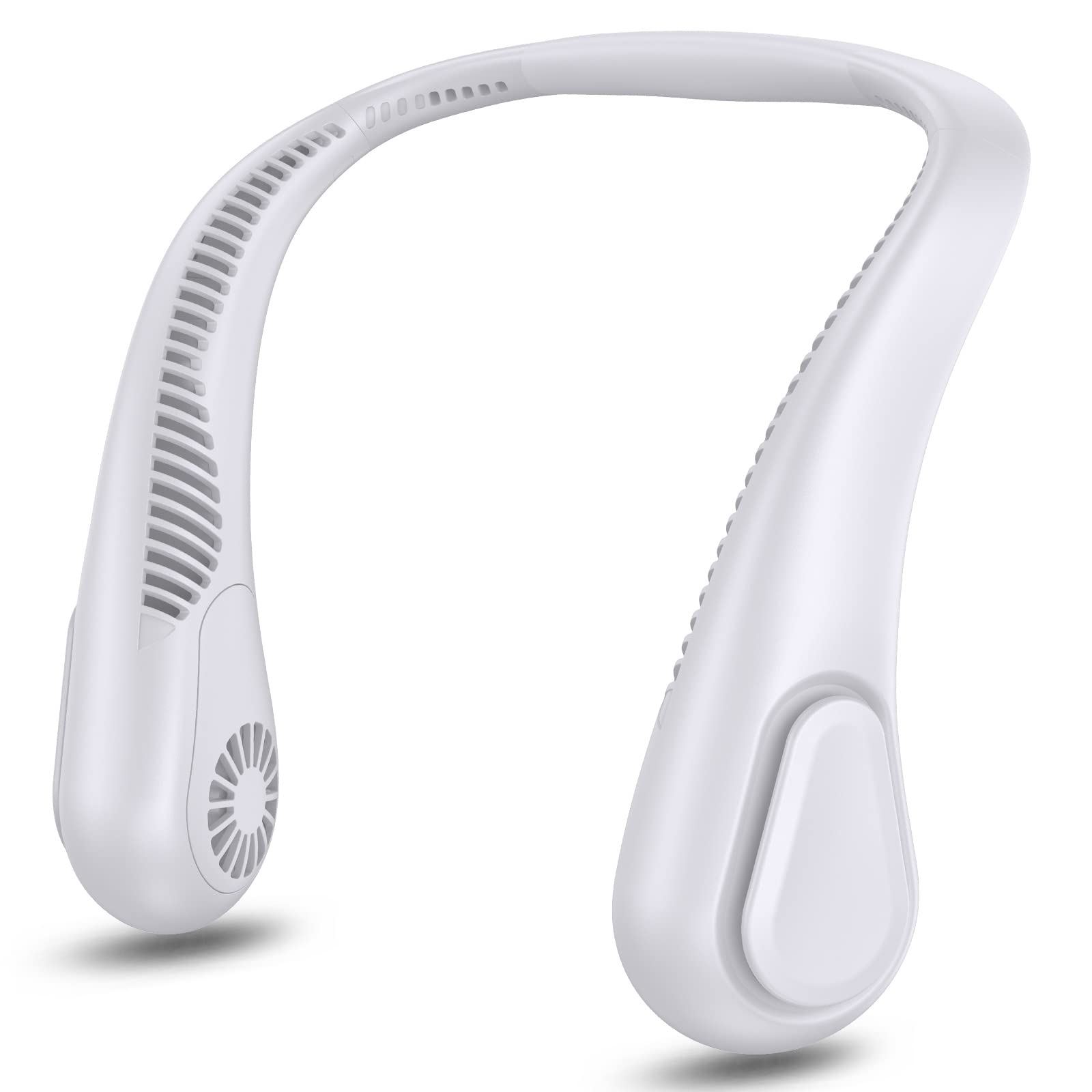 Amacool Bladeless Neck Fan Portable Personal Fan 5000Mah Rechargeable Battery Operated Wearable Fan For Women Men Outdoor Sport