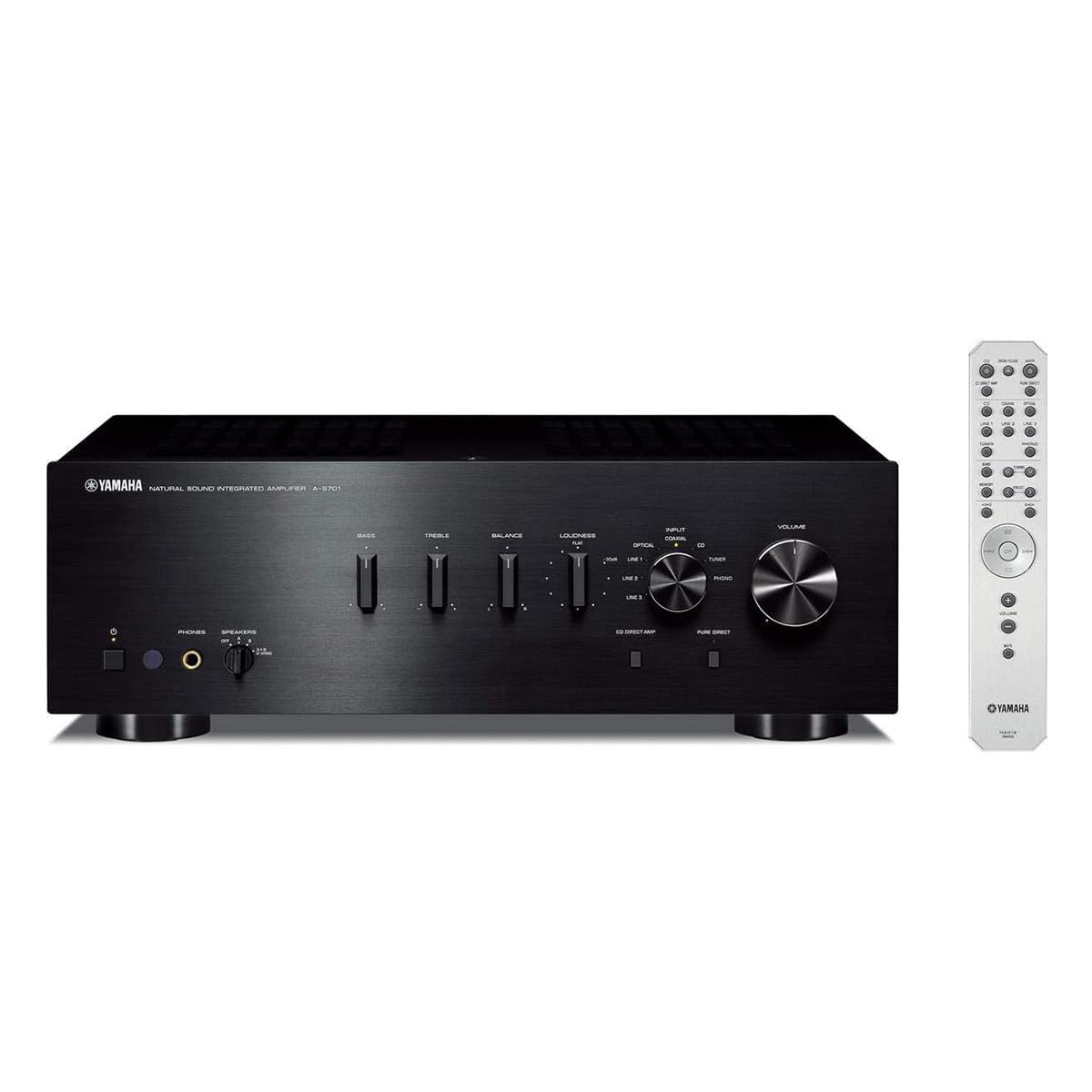 Yamaha Audio A S701Bl Natural Sound Integrated Stereo Amplifier (Black)