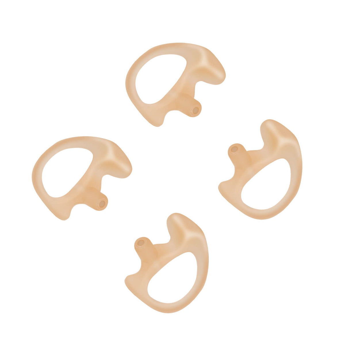 Pofenal Universal Replacement Insert Silicone Soft Earmold For Baofeng Motorola Kenwood Retevis Midland Two Way Radios Headset (