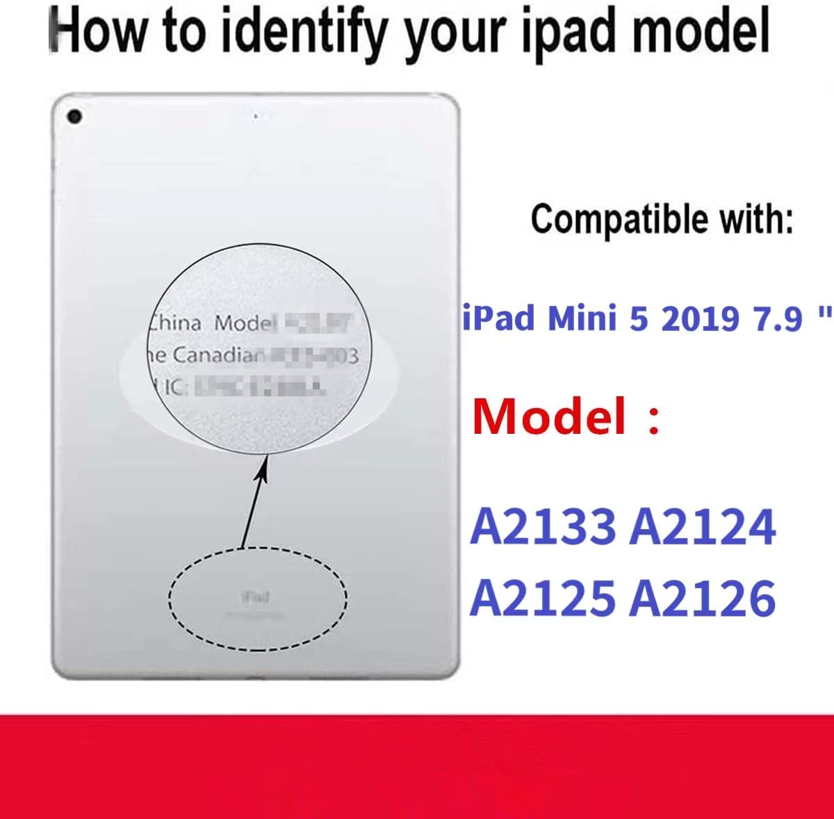 Dedyel Home Button Replacement For Ipad Mini 5 2019 7.9 Inch A2133 A2124 A2125 A2126 Incl Flex Cable Connector  White(Silver Rin