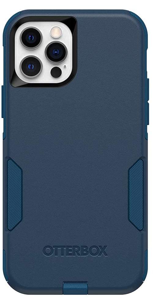 OtterBox Commuter Series Case for iPhone 12 & 12 Pro, Slim Tough Design, Blazer Blue/Stormy Seas Blue, Pocket-Friendly with Port Protection