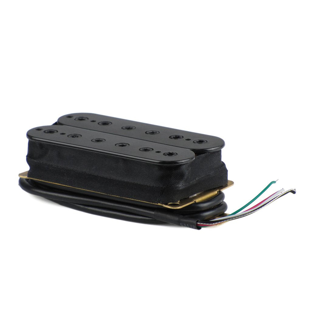 Fleor Bridge Pickup Ceramic Double Coil Humbucker Pickups For Electric Guitar Pickup-Black