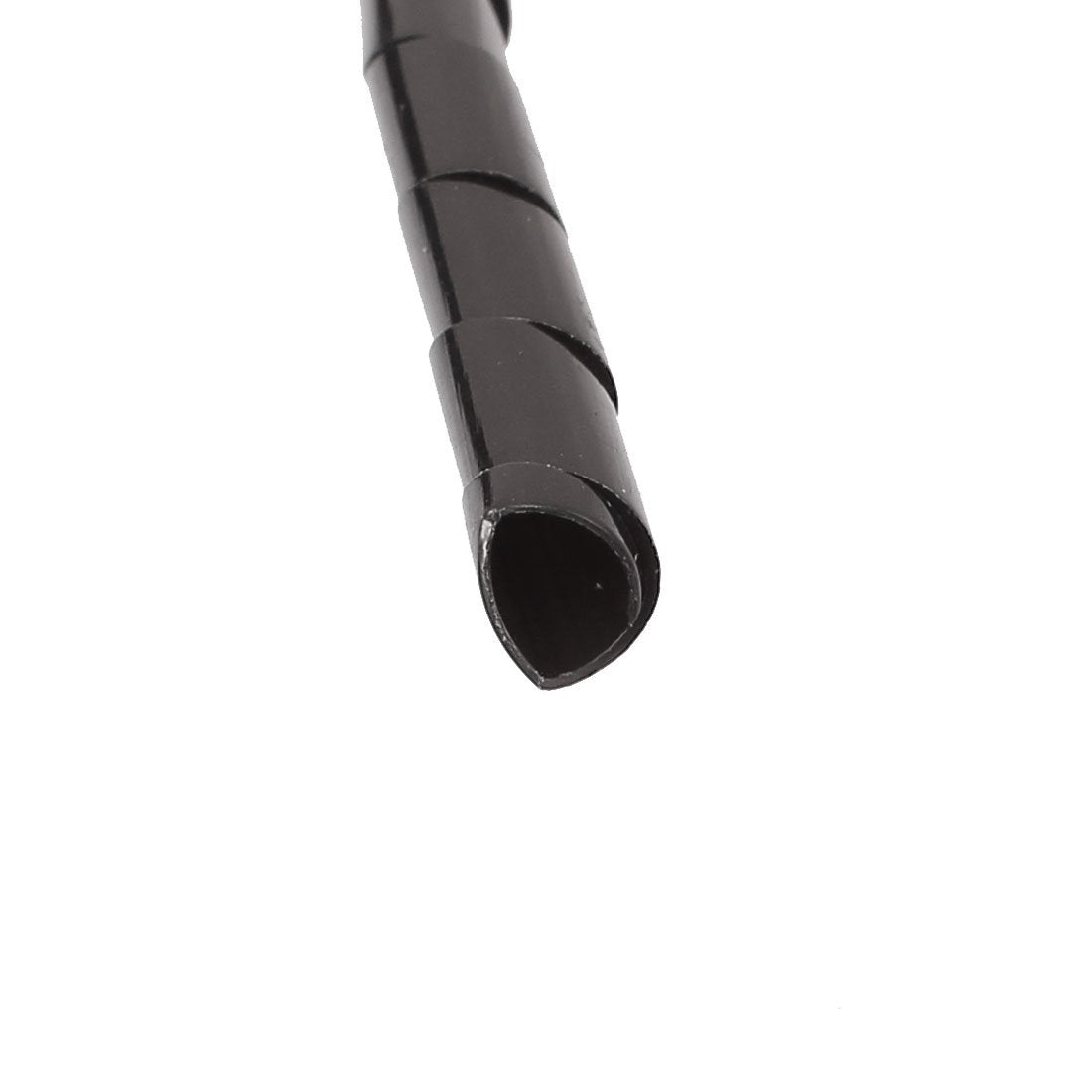 Uxcell 5Mm Flexible Spiral Tube Cable Wire Wrap Computer Manage Cord Black 4 Meter
