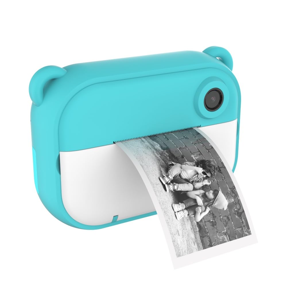 Kids Instant Print Camera Myfirst Camera Insta 2 With 12Mp Photos 1080P Video Selfie Lens Christmas Birthday Gifts For Boys Ages