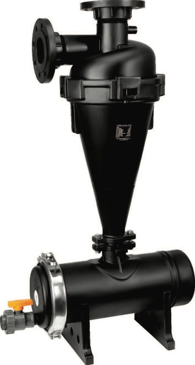 IrrigationKing RKHC350 Plastic Hydrocyclone Sand Separator, 220 GPM, 3