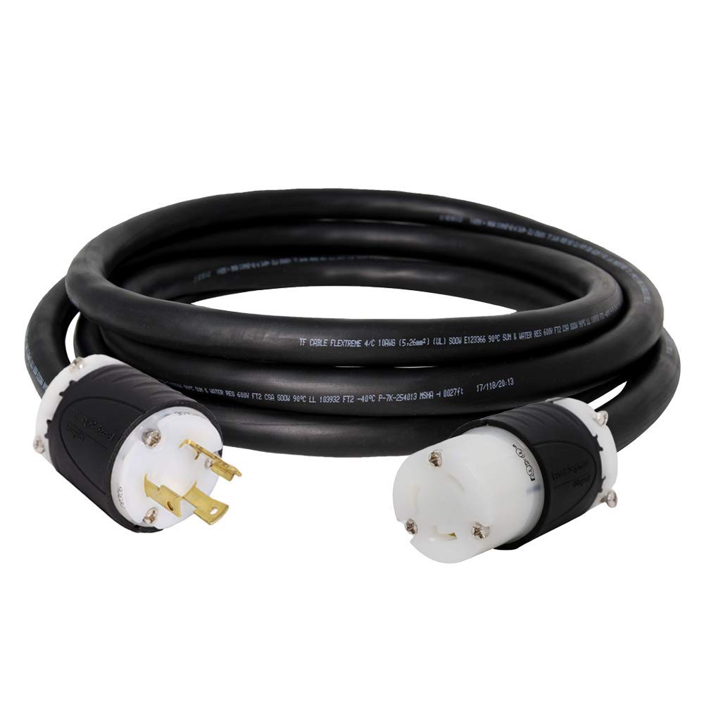 Nema L6 30 Extension Power Cord   30A/250V, 10 Awg   Iron Box # Ibx 5803 50 C (50 Ft, Build)