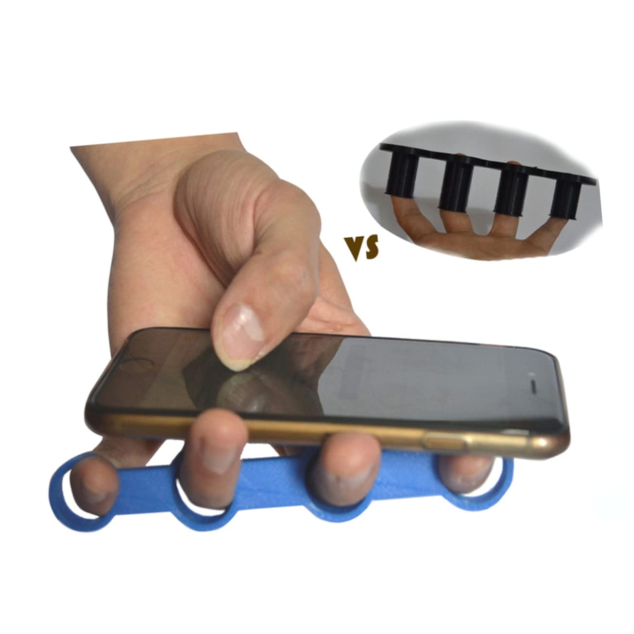 Vaguelly Hand Grip Exerciser Hand Strengthener Grip Guitar Finger Expander Guitar Span Practice Finger Expansion Sleeves Finger