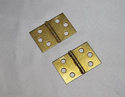 Piano Bench Hinge   Set Of 2   Brass Plated Replacement Hardware