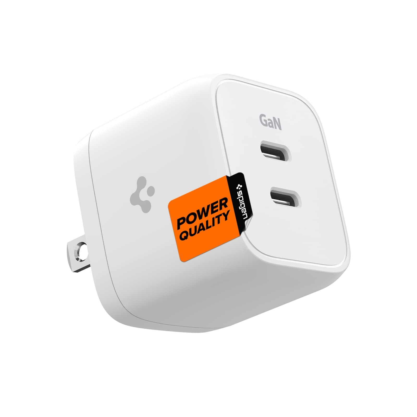 Spigen Usb C Charger, Gan 352 Total 35W 2 Ports Gan Iii Tech Fast Charger Pd 3.0 Charging Block For Iphone 16 15 Plus Pro Max Mi