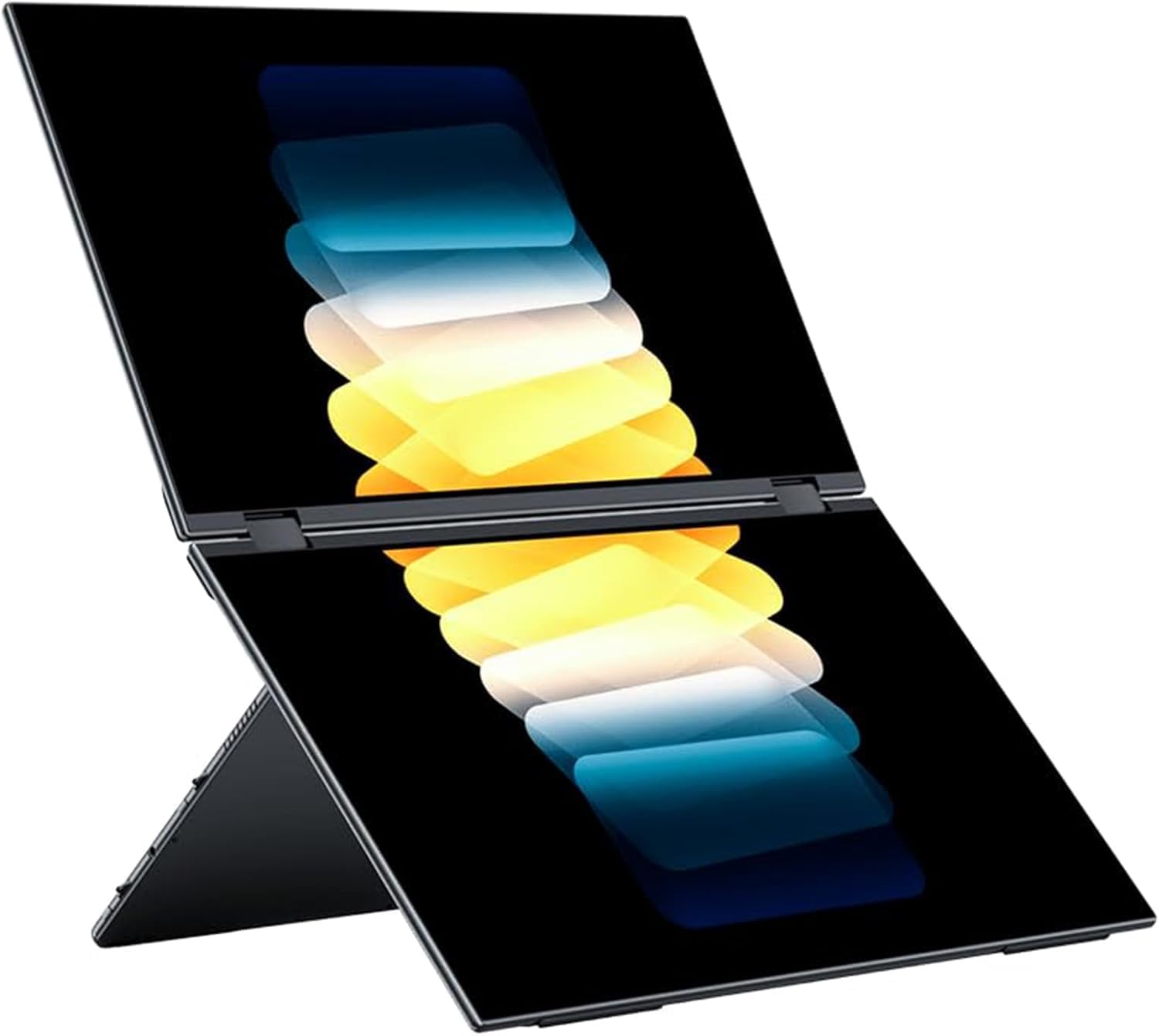 EHOMEWEI X1 Foldable Dual Screen Portable Monitor 16?? FHD 1920??200 Laptop Screen Extender USB-C HDMI Plug & Play for MacBook W