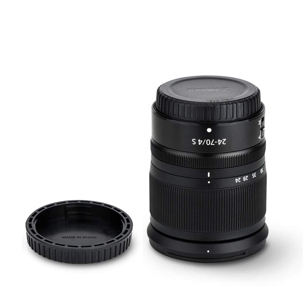 Rear Lens Cap & Body Cap Cover For Nikon Z Mount Camera Z30 Z50 Z5 Z6 Z6 Ii Z7 Z7 Ii Z9 Z Fc Replaces Lf N1 Lens Cap & Bf N1 Bod