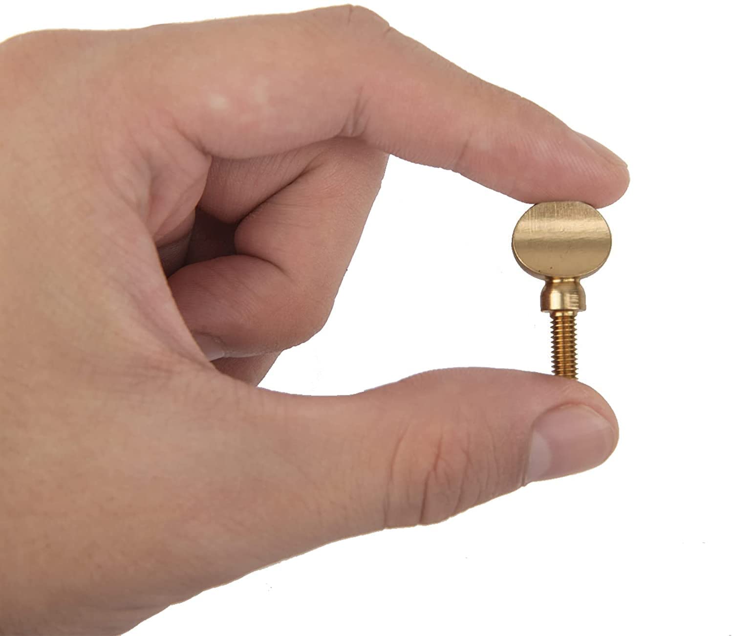 Jiayouy 2Pcs Sax Neck Screw Tightening Attach Screw Brass Musical Instrument Parts For Soprano Alto Tenor Saxophone Golden Threa