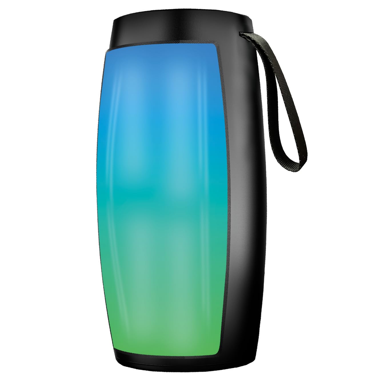 Supersonic SC-2333BT Portable Bluetooth Speaker with RGB Light Panel, True Wireless Stereo, Bluetooth 5.0, USB/Micro SD Playback