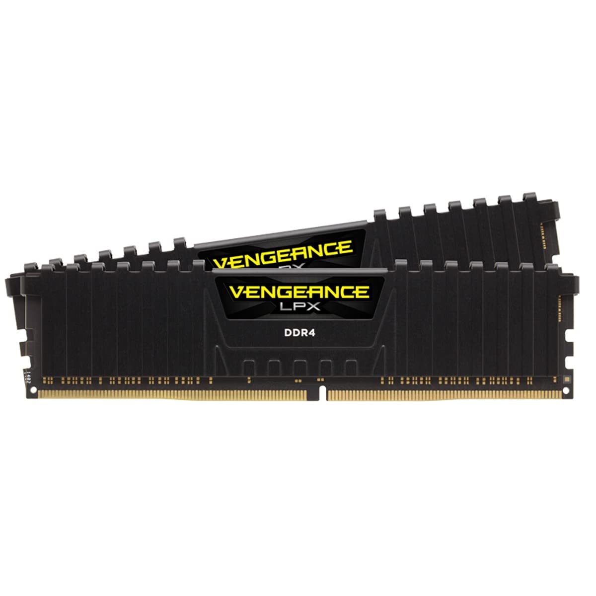 CORSAIR VENGEANCE LPX DDR4 RAM 16GB (2x8GB) 3200MHz CL16-20-20-38 1.35V Intel AMD Desktop Computer Memory - Black (CMK16GX4M2E32