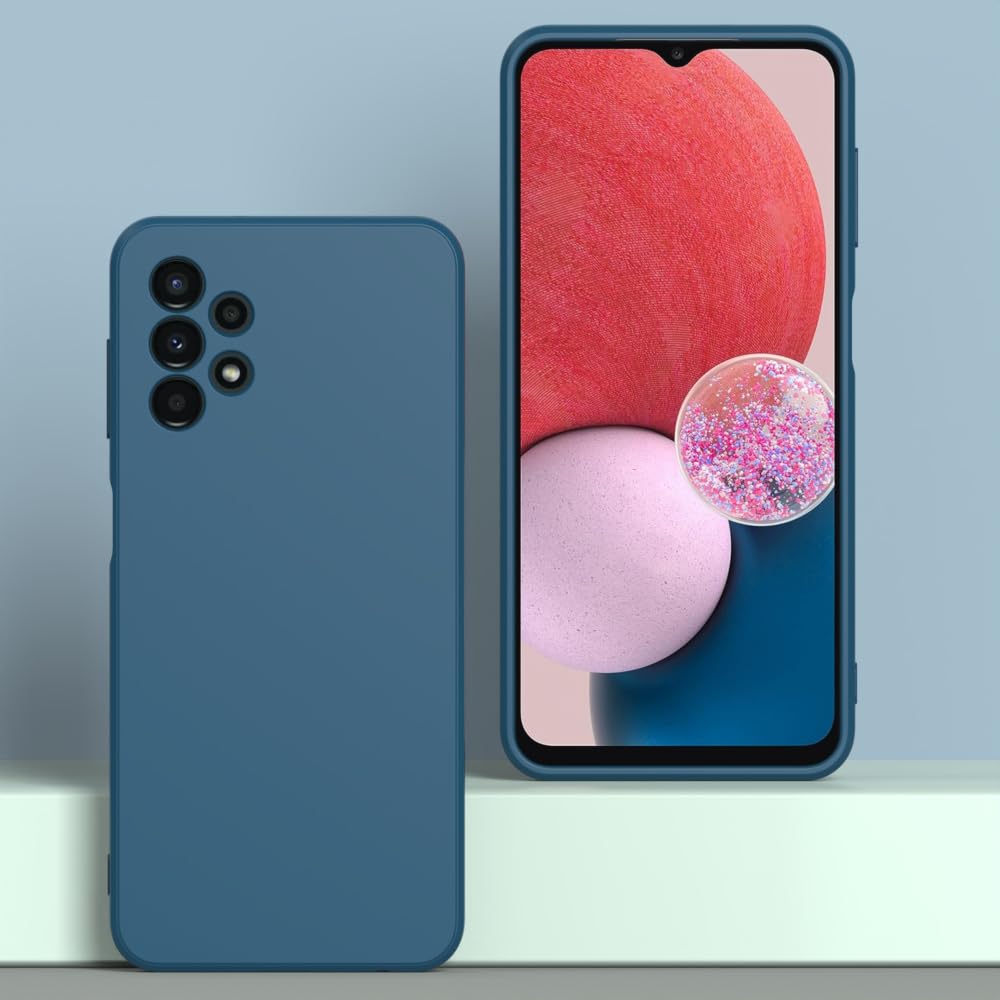 Wogroo For Samsung Galaxy A13 4G Case Dark Blue, Scratch Resistant With Soft Touch, Slim Thin Phone Cover For Samsung Galaxy A13