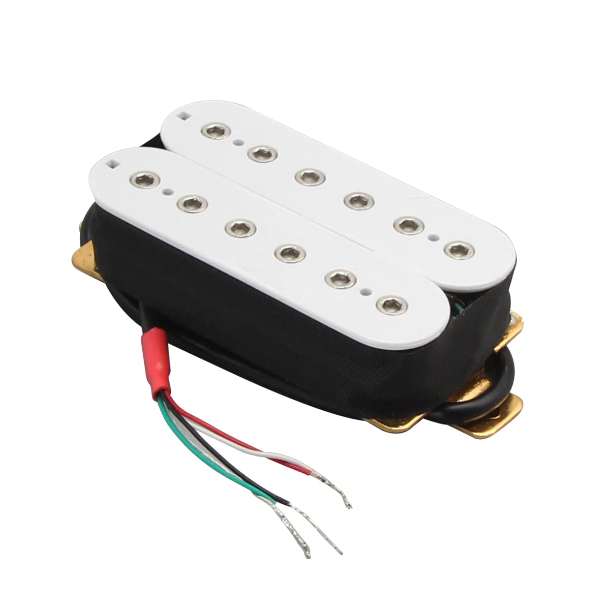 Fleor Neck+Bridge Pickup Set Double Coil Humbucker Pickups For Electric Guitar Pickup Replacement White