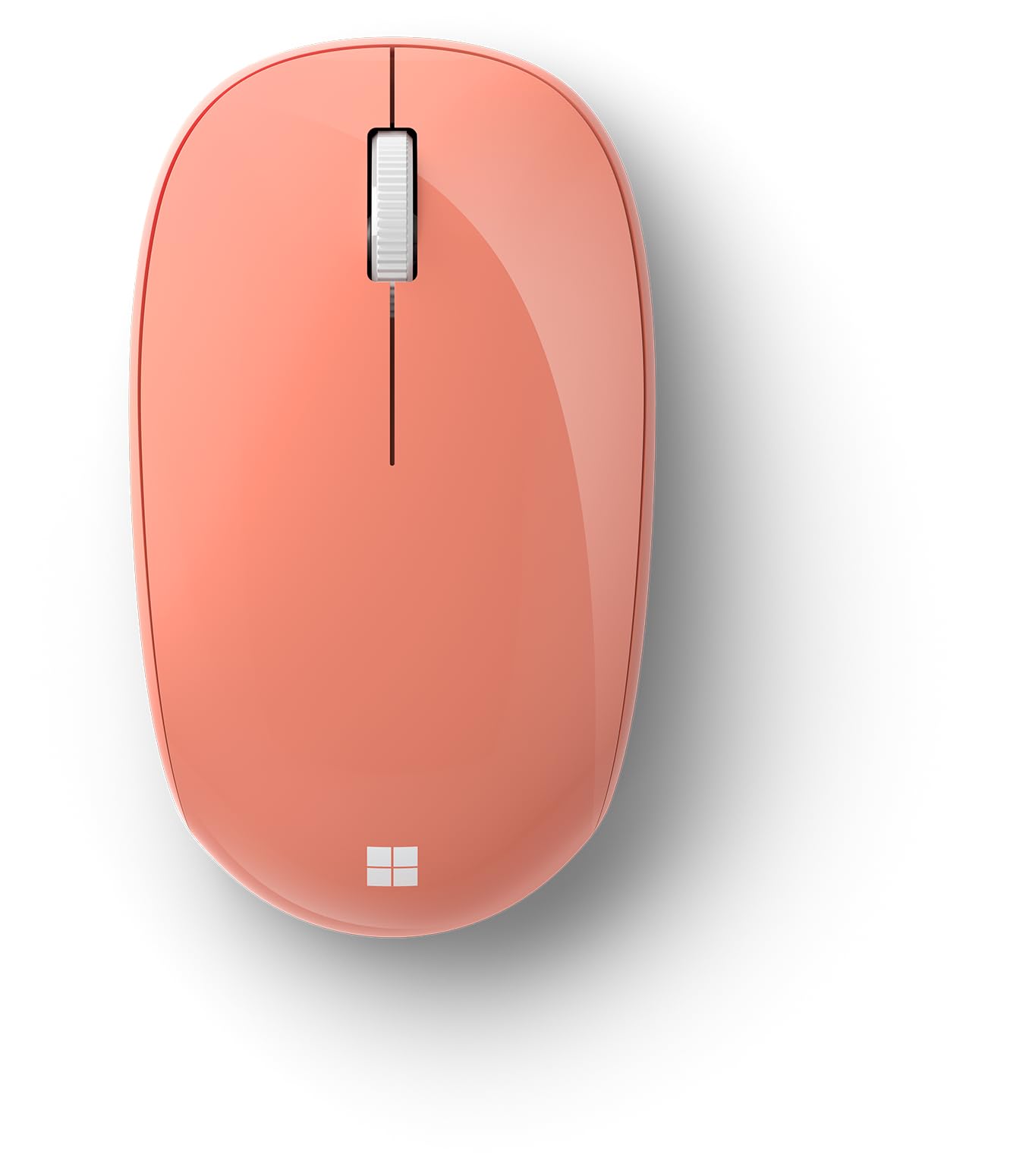 Microsoft Bluetooth Mouse - Peach. Comfortable Design, Right/Left Hand Use, 4-Way Scroll Wheel, Wireless Bluetooth Mouse For Pc/