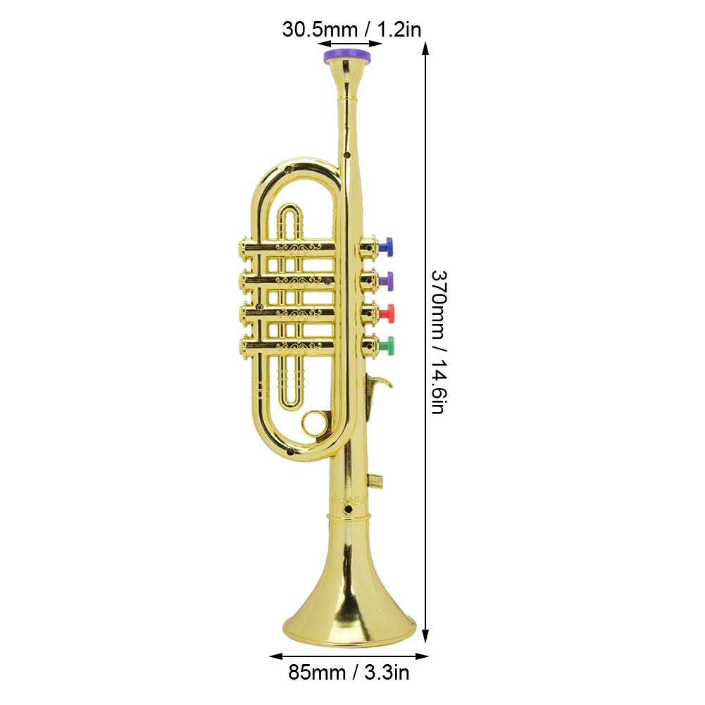 Children Trumpet, Kid Trumpet, Horn Musical Instrument For Stage Performances Teaching Supplies For Enthusiast Beginner