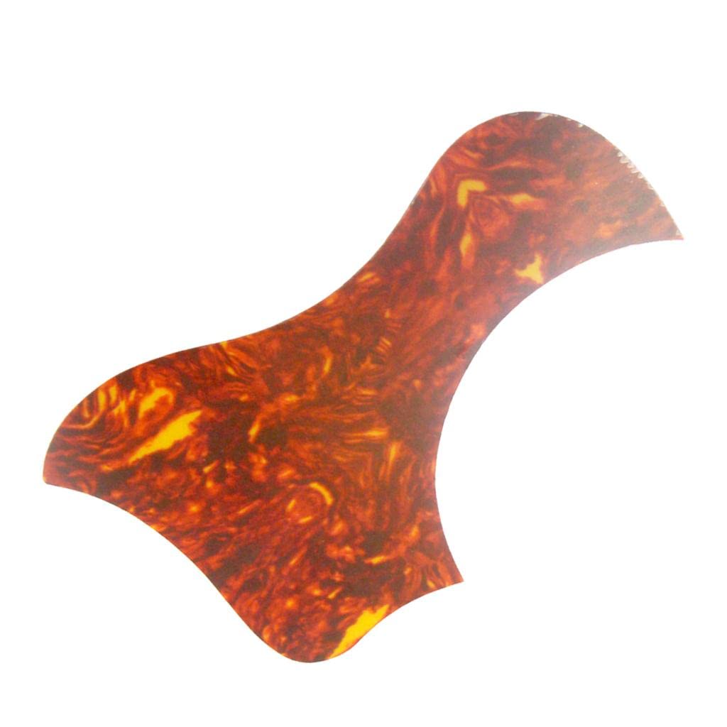 The Style Sutra Self Adhesive Acoustic Guitar Pickguard For 40 41 Guitar Left Hand Red
