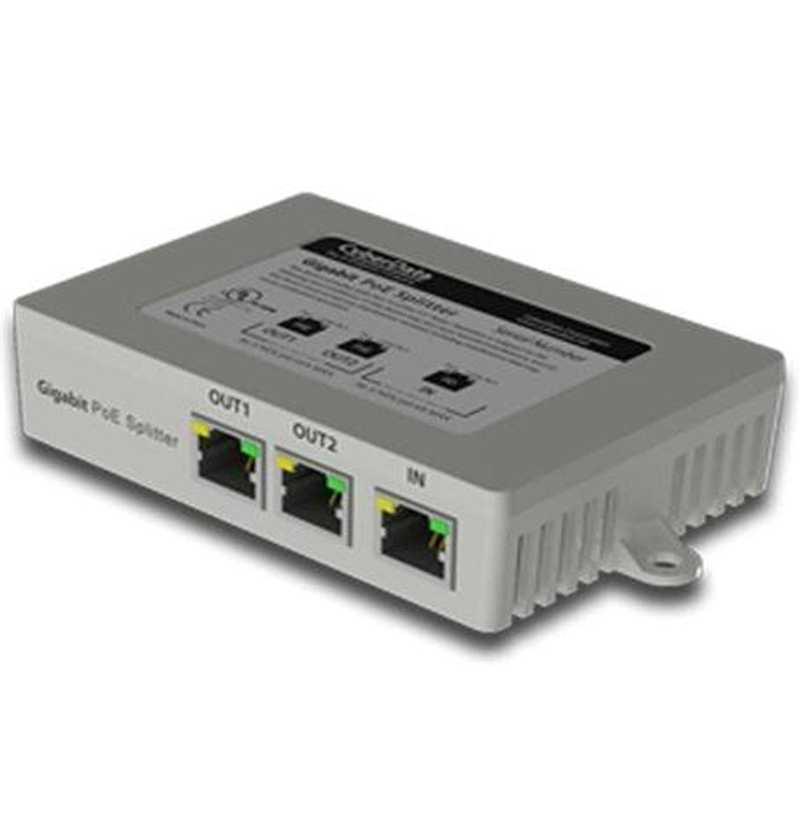 CyberData 2-Port PoE Gigabit Switch - 2 Ports - 2 x POE+ - 10/100/1000Base-T - PoE Ports - Desktop