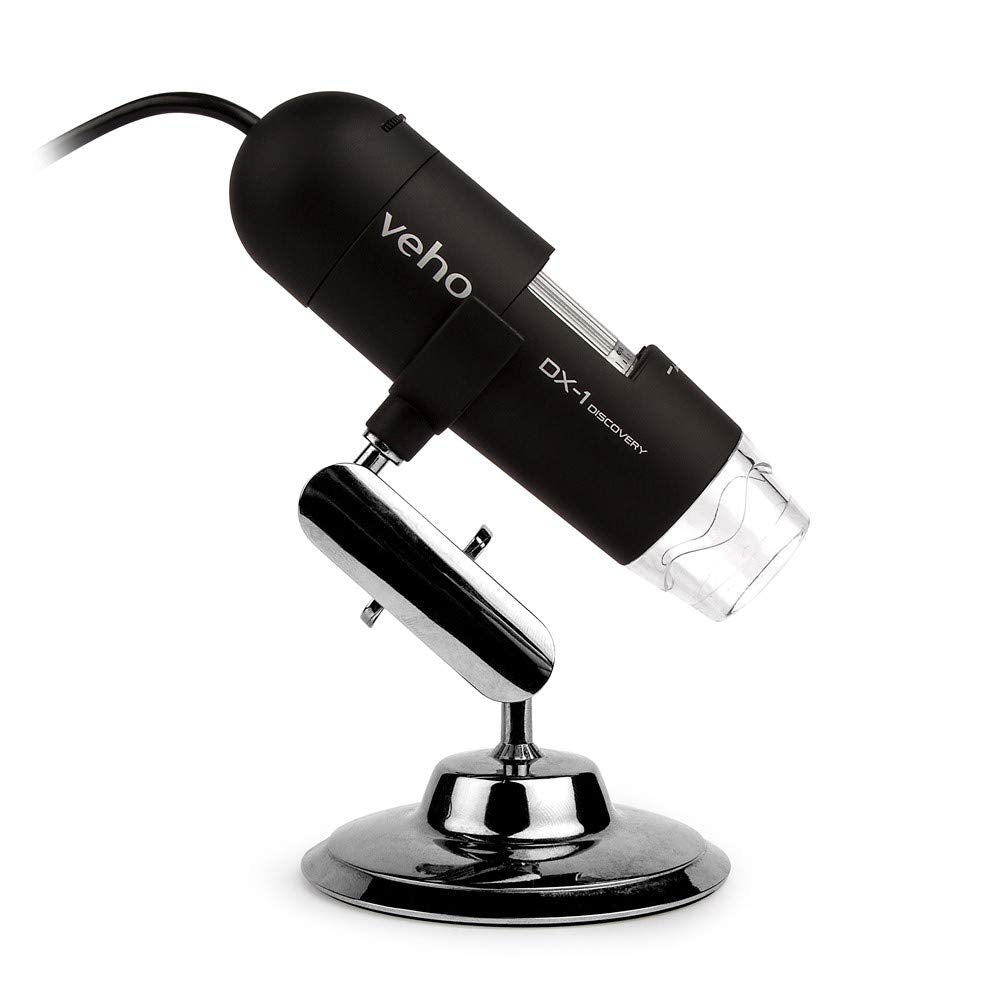 Veho Discovery Dx 1 Usb Digital 2 Mega Pixels Hd Microscope | X200 Magnification | Photo/Video Capture & Record | Adjustable Sta