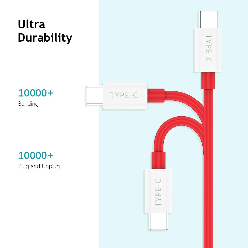 Cooya Charging Cable For Oneplus 9 Pro 8T 6.5A Warp Charge Usb C To Usb C Cable For Oneplus 10T 125W Supervooc 6Ft Super Fast Ch