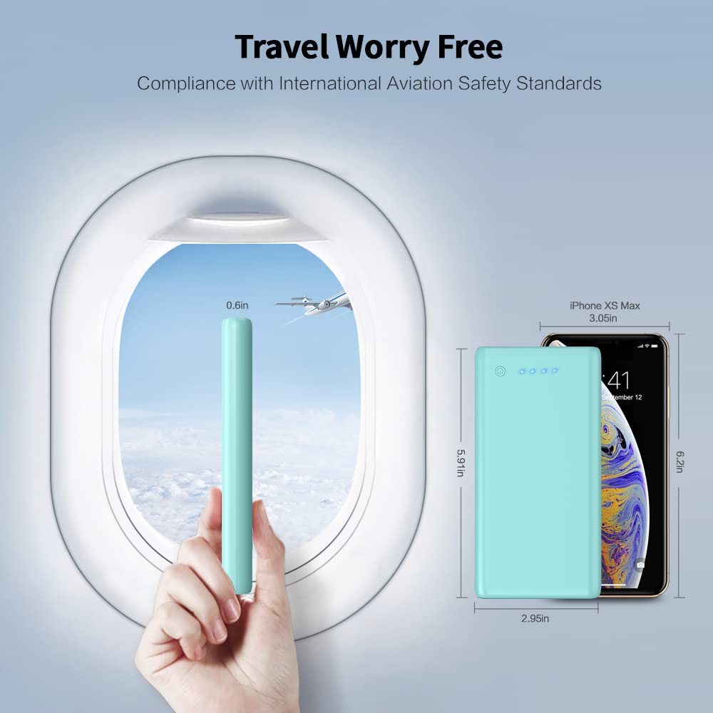 Portable Charger Power Bank 26800Mah, Ultra High Capacity Safer External Cell Phone Battery Pack With High Performance Cells & 2