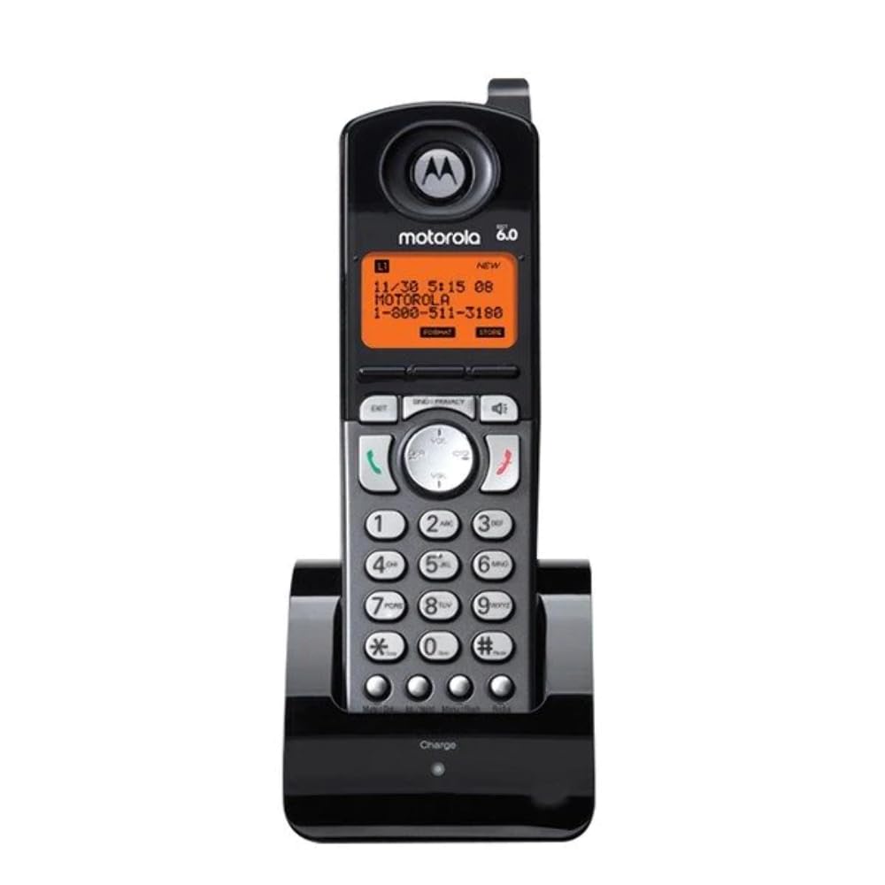 Motorola ML25055 DECT 6.0 Accessory Handset for 2-line Business Phone, Black,