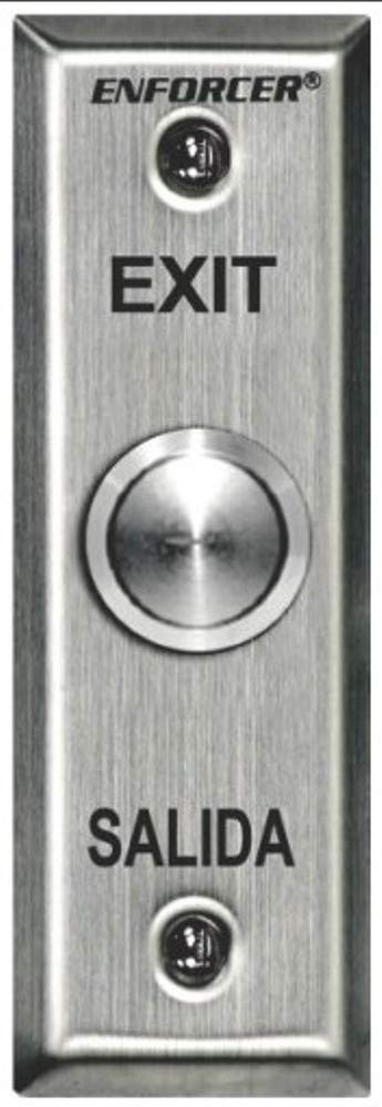 Seco-Larm SD-7104SGEX1Q Enforcer Vandal-Resistant RTE Slimline Wall Plate, Equipped with NO/NC (DPST) Switch, Switch Contact Rat