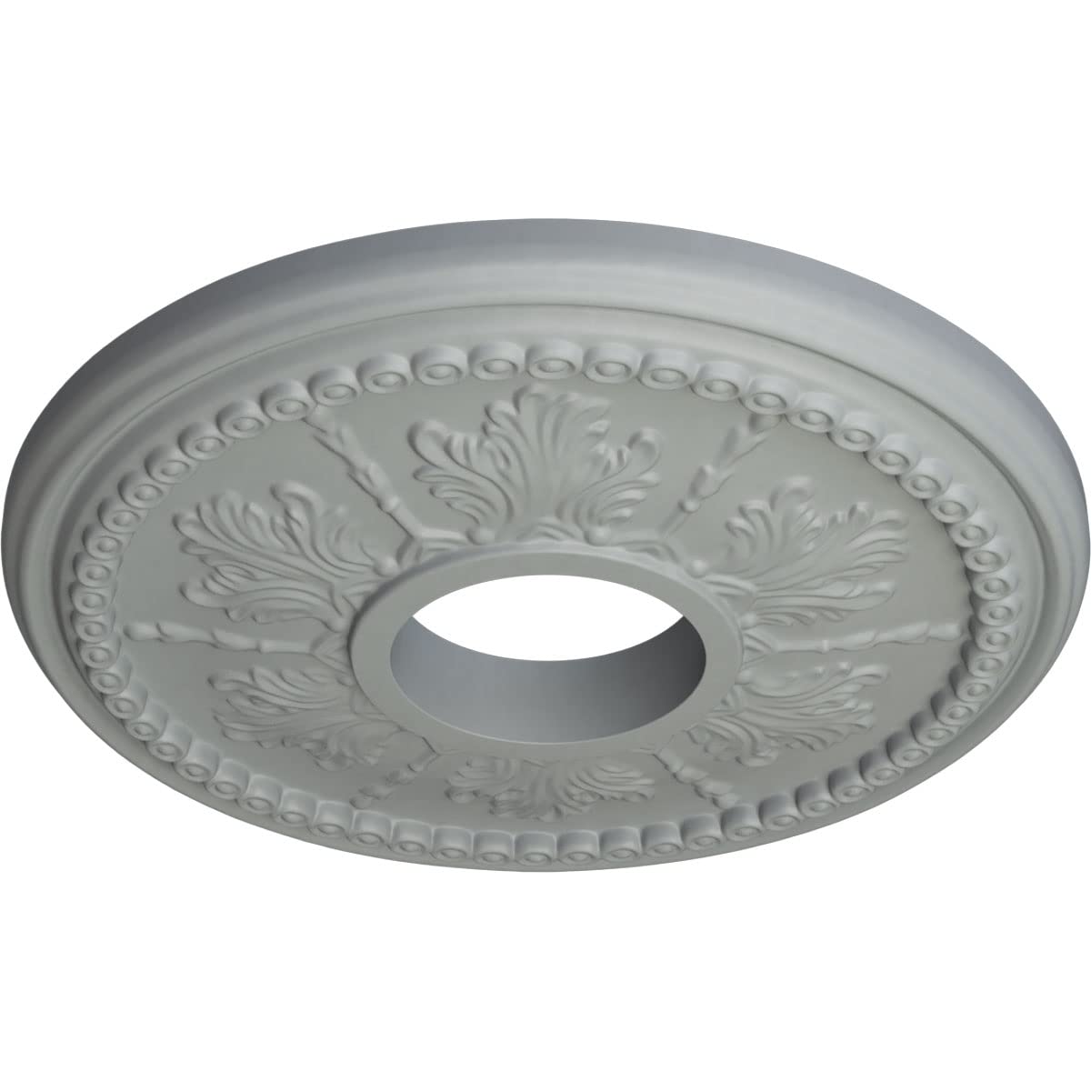 Ekena Millwork Cm13Ti Tirana Ceiling Medallion, 13 7/8''Od X 3 3/4''Id X 1 1/4''P, Factory Primed