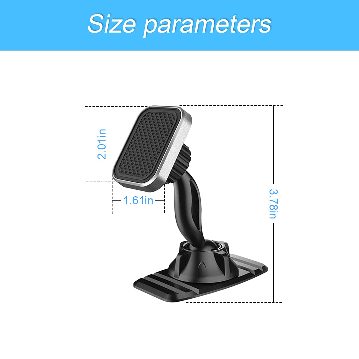 Magnetic Phone Mount For Car, 360