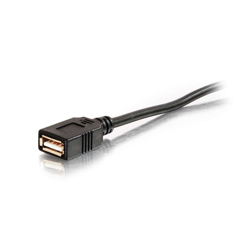 C2G Usb Long Extension Cable, Usb Cable, Usb A To A Cable, Black, 25 Feet (7.62 Meters), Cables To Go 38988