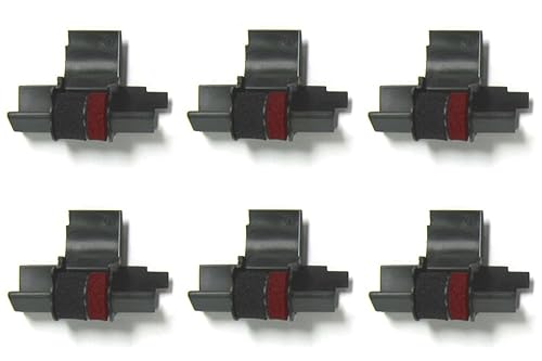 (6 Pack) Calculator Ink Roller Replaces Casio Ir40T, Canon Cp13, Sharp Ea772R