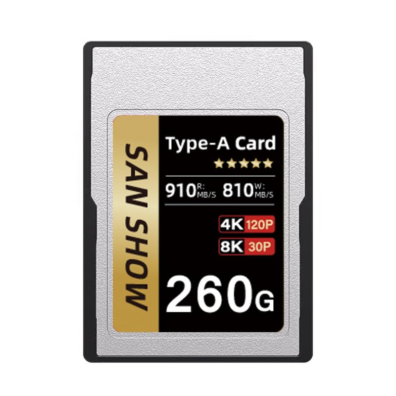 Sanshowsd Cfexpress Type A Memory Card, Up To 910Mb/S Read & 810Mb/S Write For 4K 8K Recording Raw Video& Photo, Compatible With