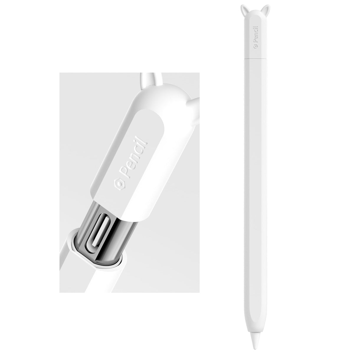 Eletiuo Silicone Case Compatible With Apple Pencil (Usb C),Protective Holder Grip Sleeve With Cap Accessories,Anti Slip Cover Su