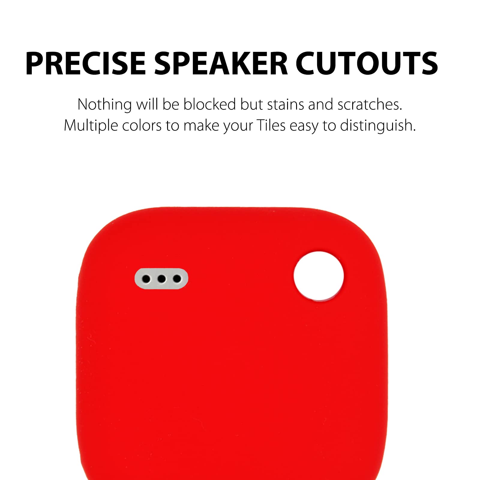 Silicone Case For Tile Mate 2020 & 2018 With Keychains, 2 Pack Anti Scratch Protective Cover With Carabiner (Navy/Fluorescent Gr