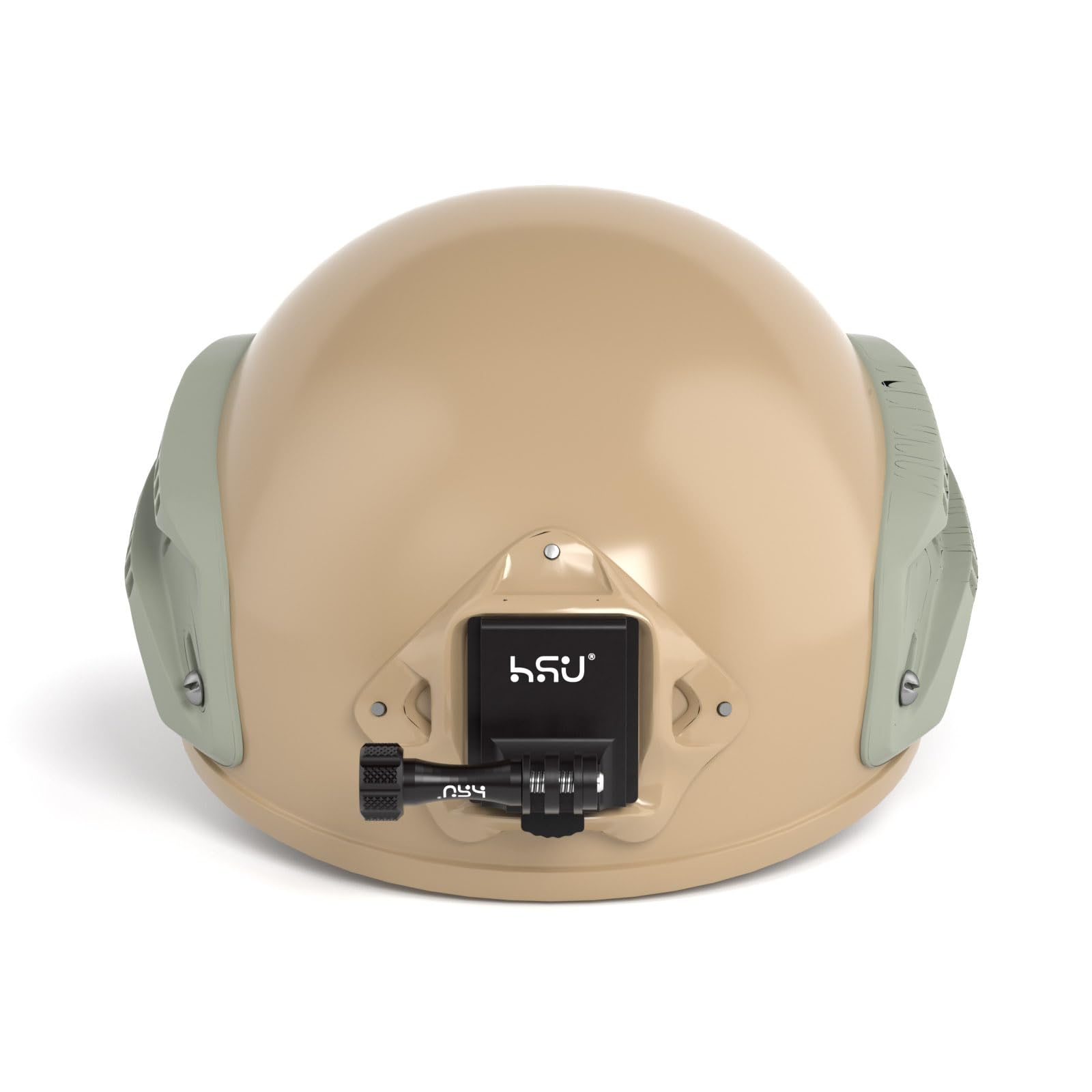 Hsu Aluminum Nvg Helmet Mount With Aluminum Thumbscrew Compatible With Gopro Hero 13/12/11/10 Black, Hero 9/8/7/6/5, Tactical Helmet For Dji Osmo Action 2, Insta360 One R/Akaso And Most Action Cameras